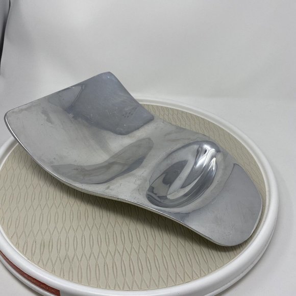 Nambe Dining Nambe Platter Chip Dip Silver Alumunium Tray Vintage